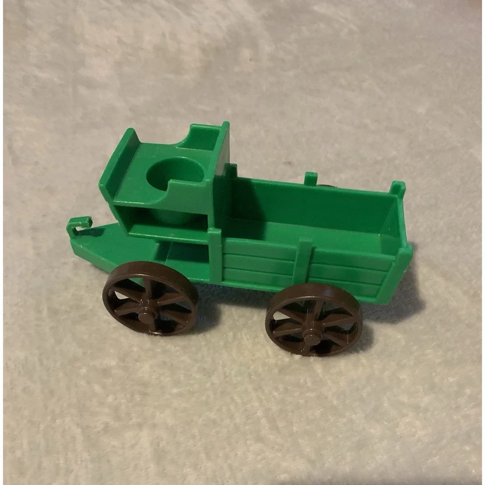 Fisher Price‎ Little People Vintage Green Stagecoach Western Town Wagon #934